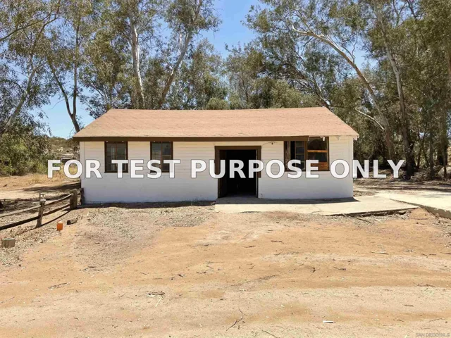 Demo/Test Data 26185 wickerd Road, Menifee, CA 92584