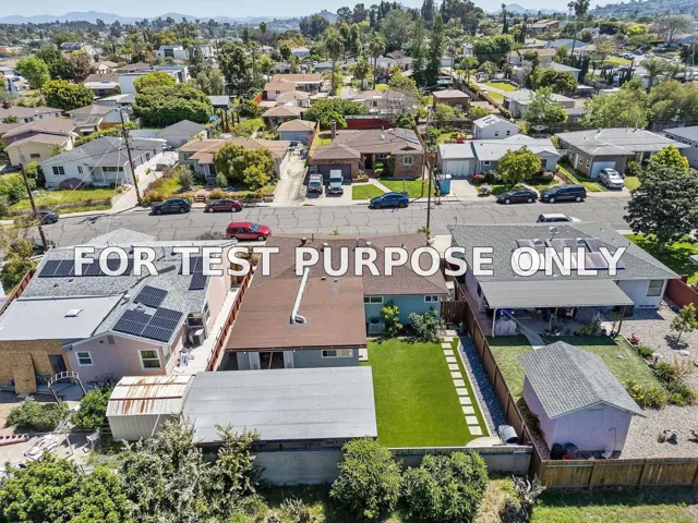 Demo/Test Data 5134 Bocaw Pl, San Diego, CA 92115