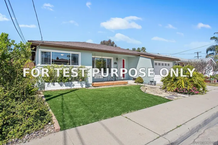 Demo/Test Data 5134 Bocaw Pl, San Diego, CA 92115