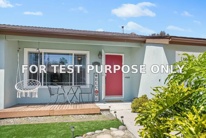 Demo/Test Data 5134 Bocaw Pl, San Diego, CA 92115