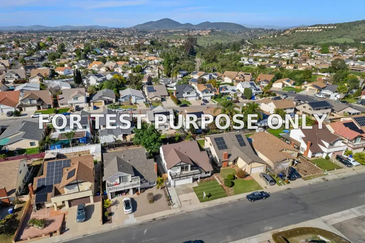 Demo/Test Data 8870 Arcturus Way, San Diego, CA 92126