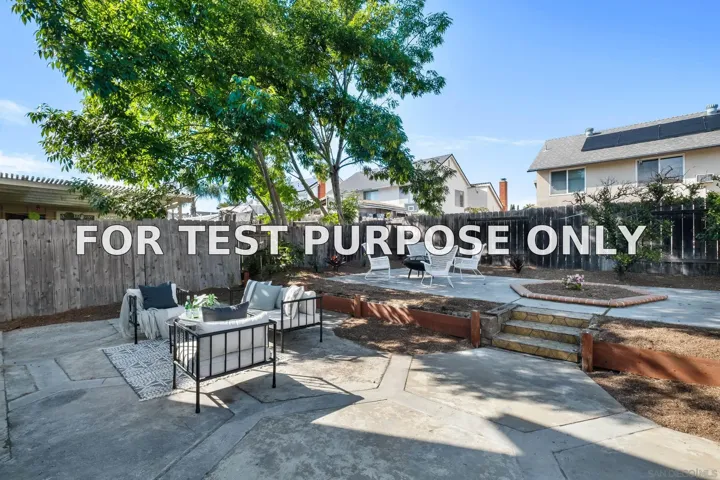 Demo/Test Data 8870 Arcturus Way, San Diego, CA 92126