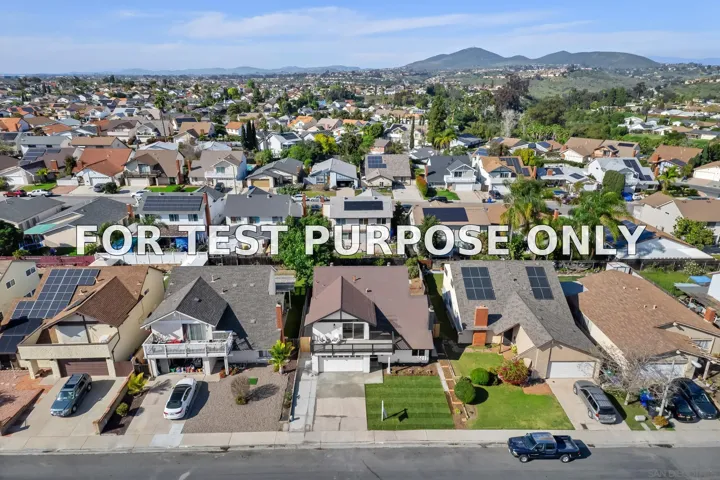 Demo/Test Data 8870 Arcturus Way, San Diego, CA 92126