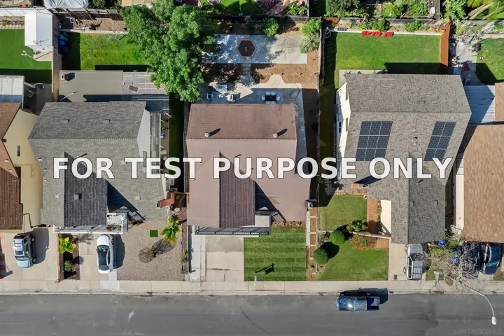 Demo/Test Data 8870 Arcturus Way, San Diego, CA 92126