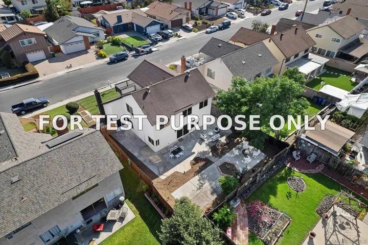 Demo/Test Data 8870 Arcturus Way, San Diego, CA 92126