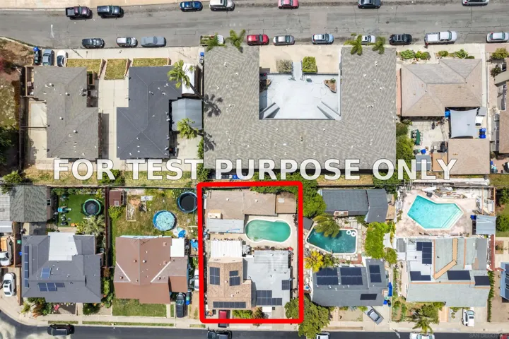 Demo/Test Data 6559 Zena Dr, San Diego, CA 92115