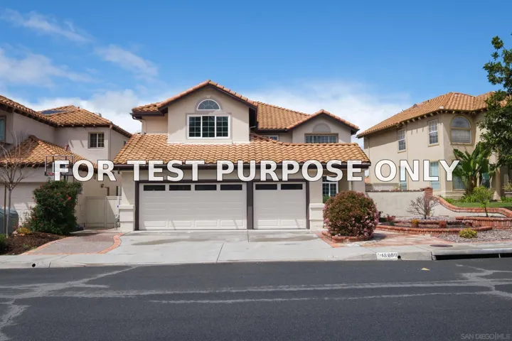 Demo/Test Data 18080 Chieftain Ct, San Diego, CA 92127