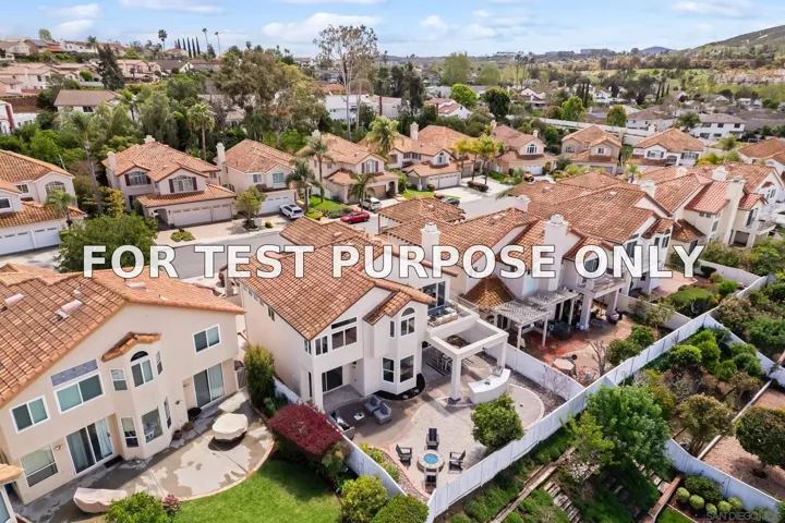 Demo/Test Data 18080 Chieftain Ct, San Diego, CA 92127