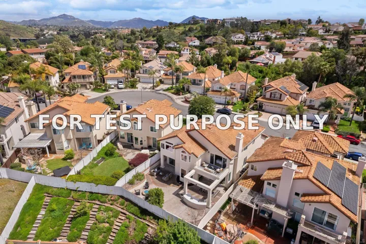 Demo/Test Data 18080 Chieftain Ct, San Diego, CA 92127