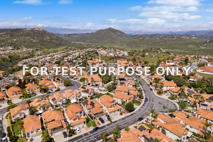 Demo/Test Data 18080 Chieftain Ct, San Diego, CA 92127
