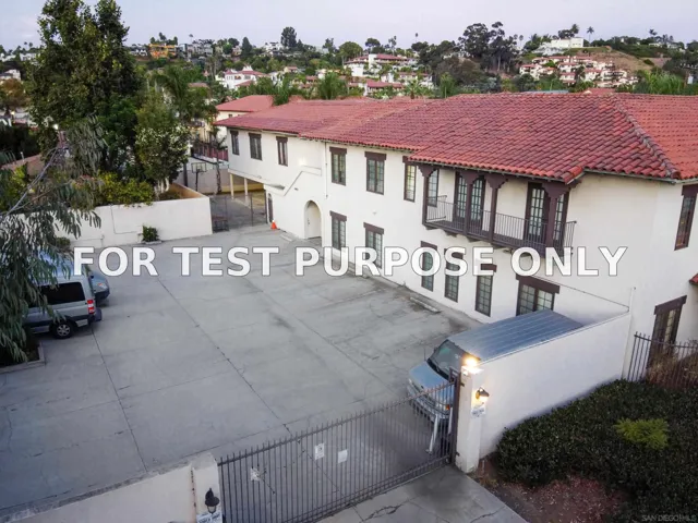 Demo/Test Data 3900 Harney Street, san diego, CA 92110