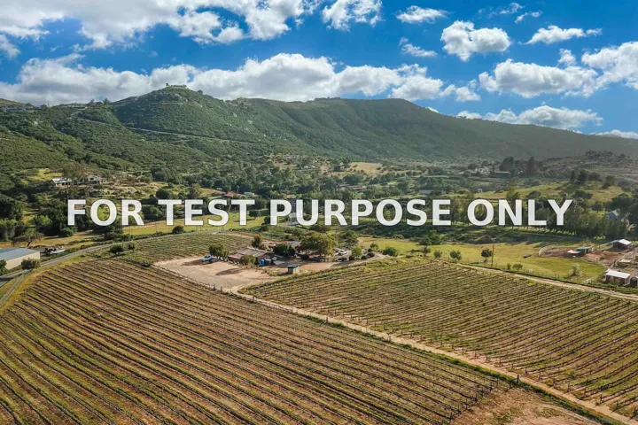 Demo/Test Data 25260 E Old Julian Hwy, Ramona, CA 92065