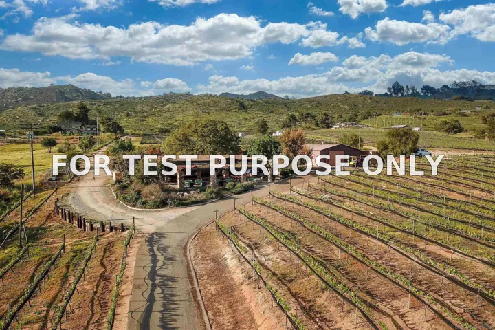 Demo/Test Data 25260 E Old Julian Hwy, Ramona, CA 92065