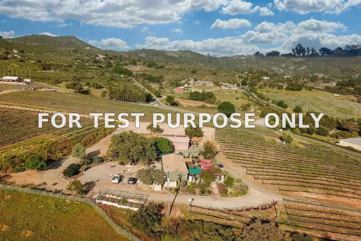 Demo/Test Data 25260 E Old Julian Hwy, Ramona, CA 92065