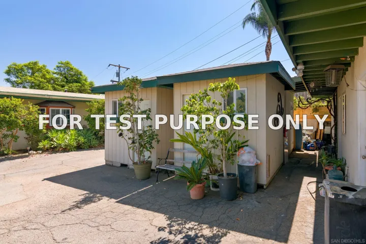 Demo/Test Data 633-643 Truly Terrace, Vista, CA 92084