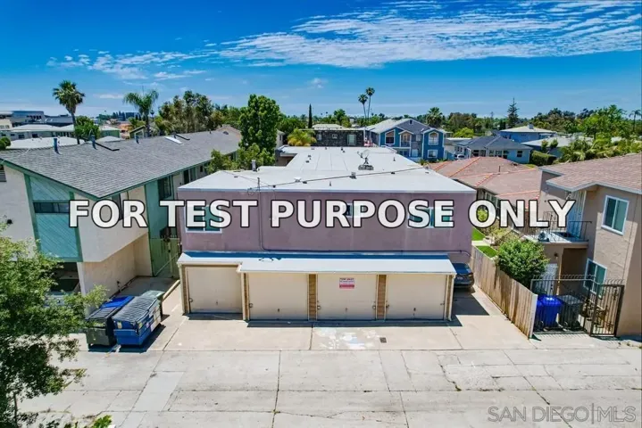 Demo/Test Data 4477 48Th St, San Diego, CA 92115