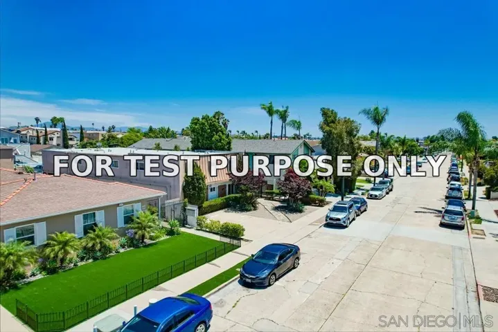 Demo/Test Data 4477 48Th St, San Diego, CA 92115
