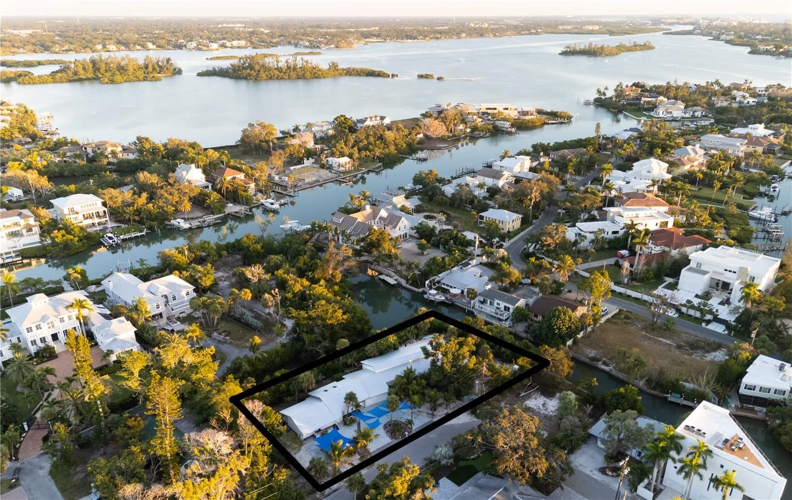 Looking southeast to oyster bay