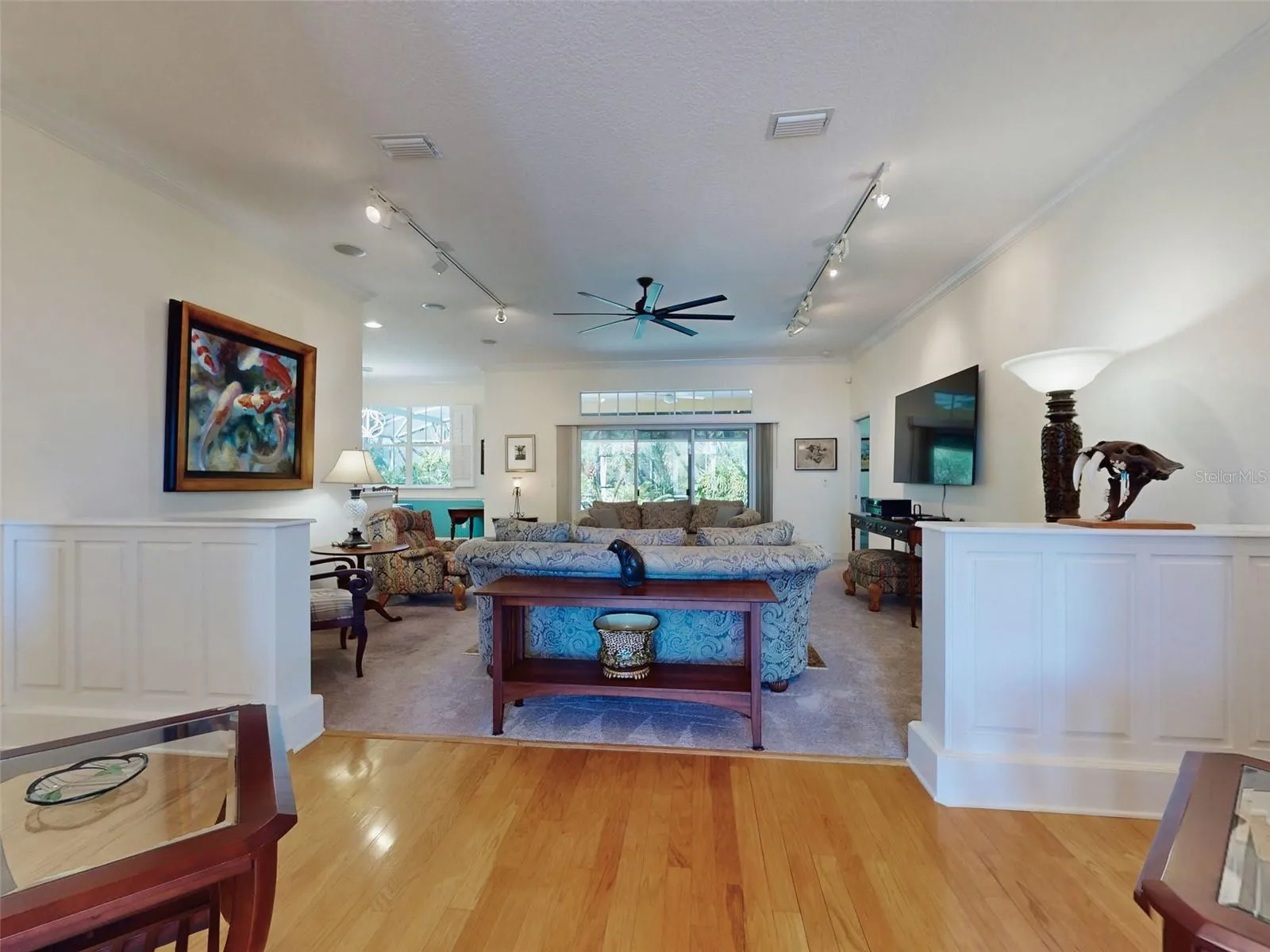 Great room from foyer