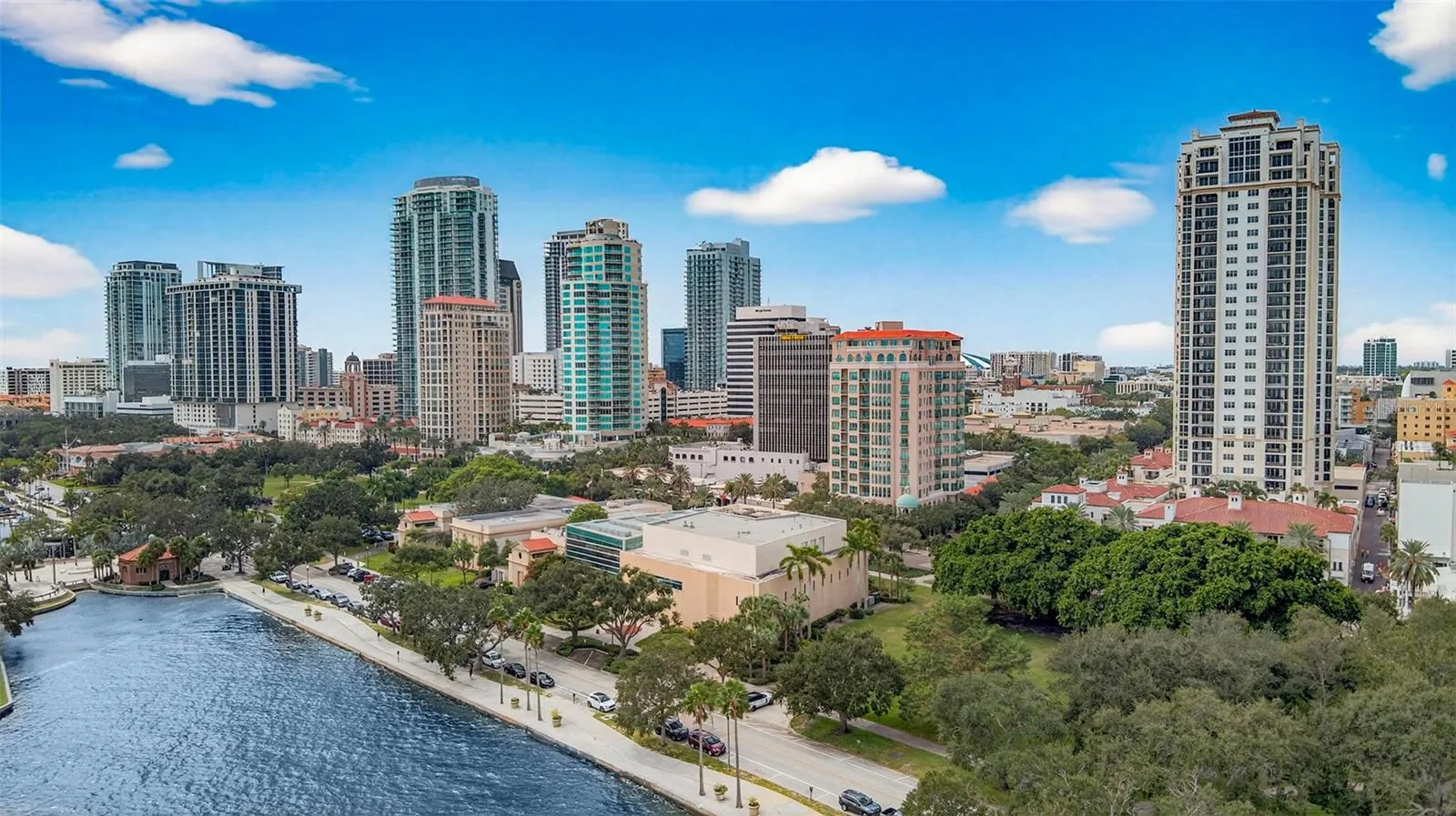 Aerial Cloisters on Beach Drive