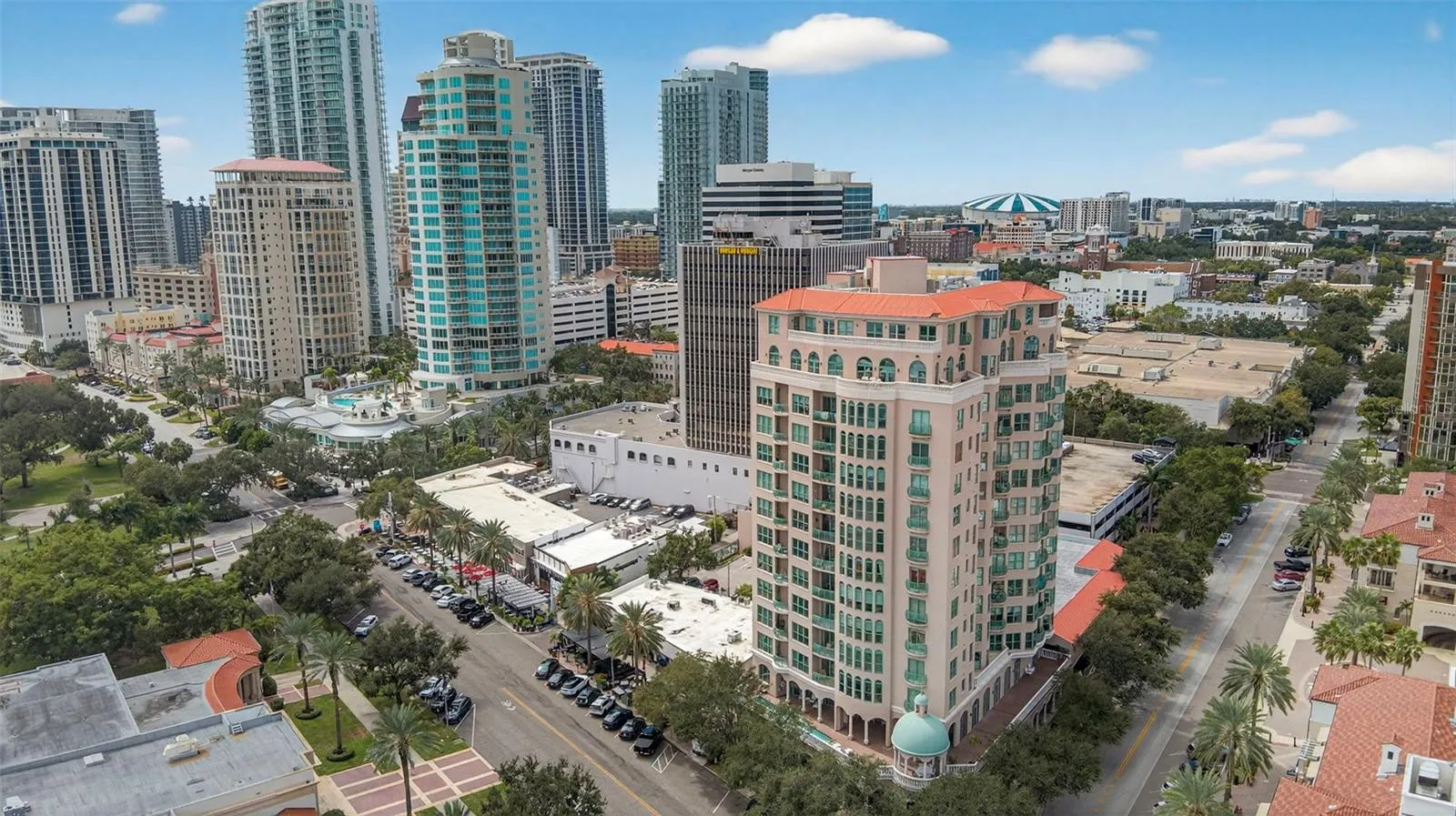 Aerial Cloisters on Beach Drive