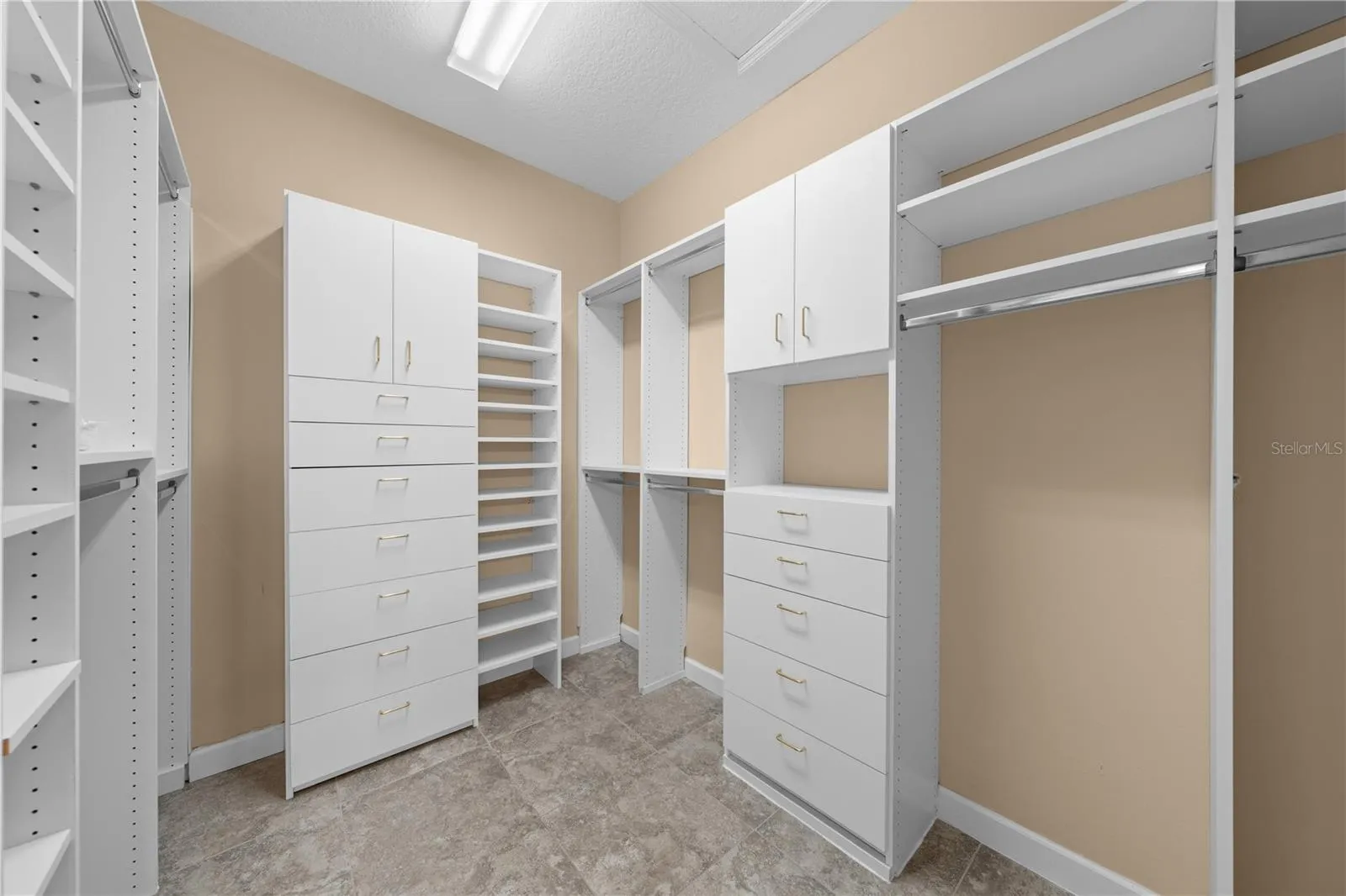 Primary closet.