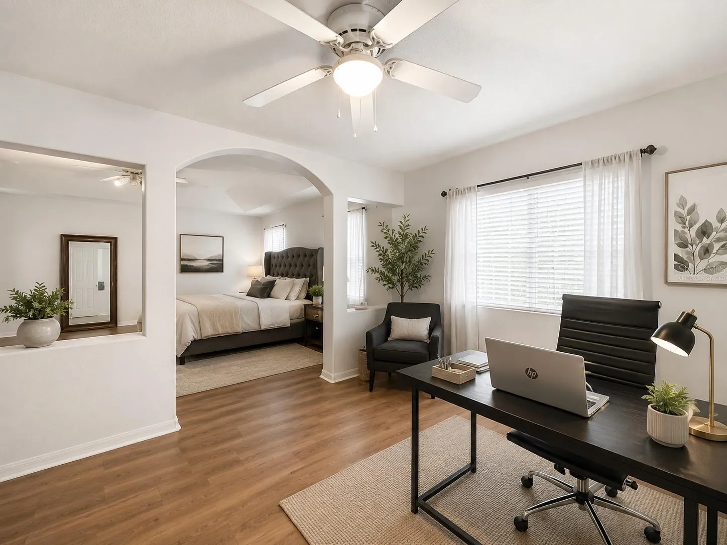 Virtually Staged Office