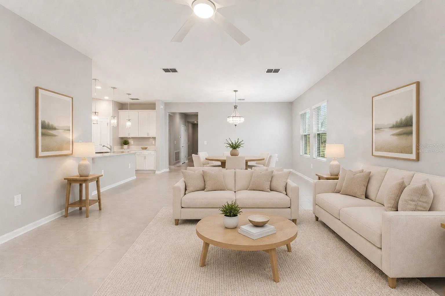 Great Room - Virtually Staged