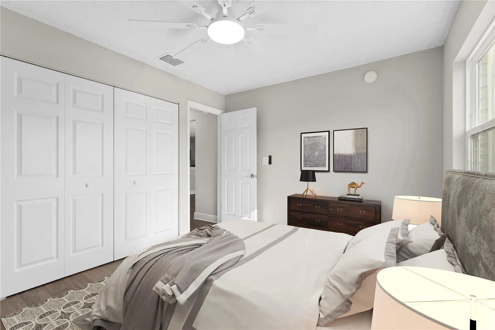 Bedroom (Virtually Staged)