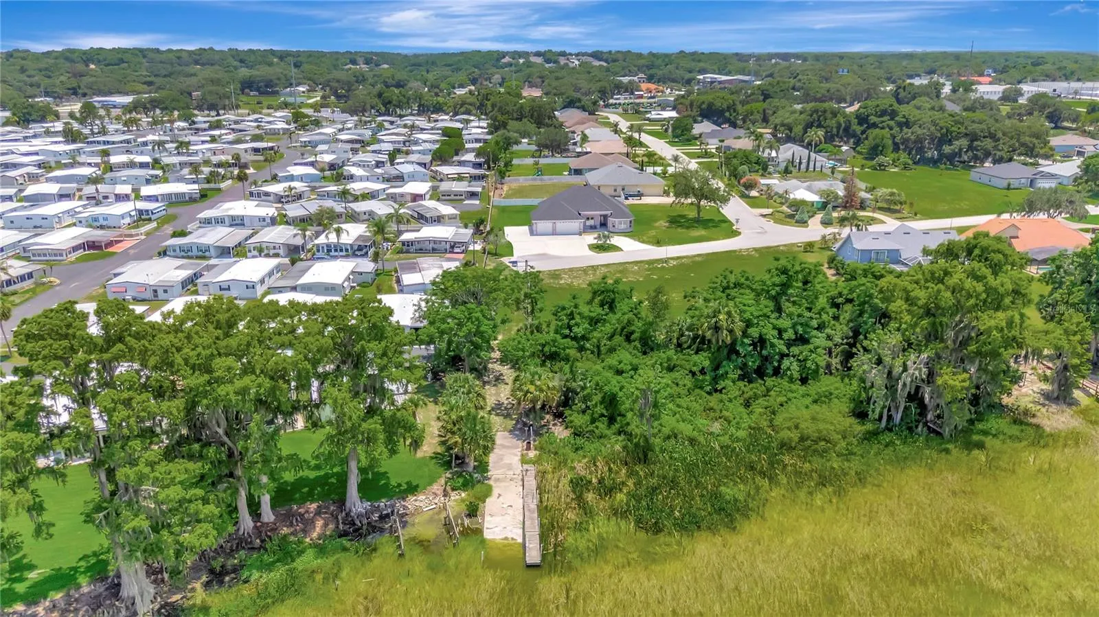 AERIAL FROM LAKE