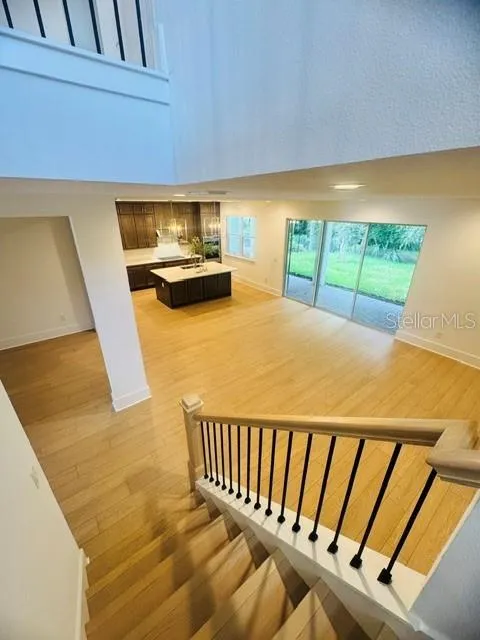 Aerial view of Living/Dining