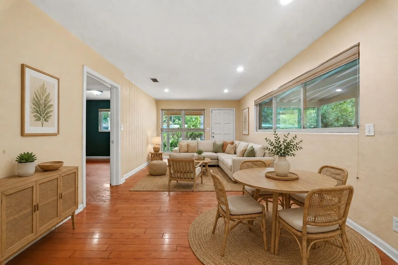 View from back wall - Living/Dining Room
