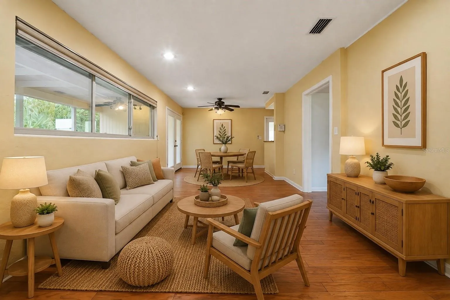 View from front door - Living/Dining Room