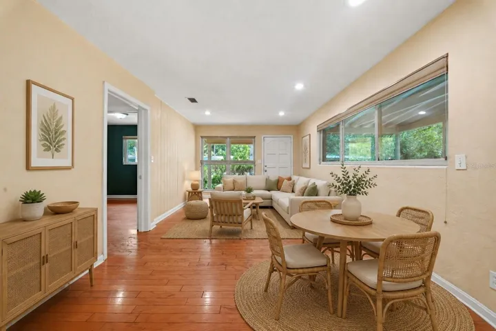 View from back wall - Living/Dining Room