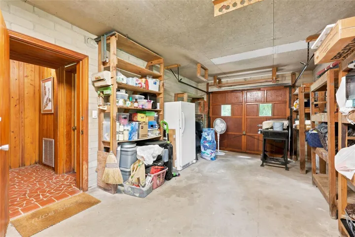 Attached garage