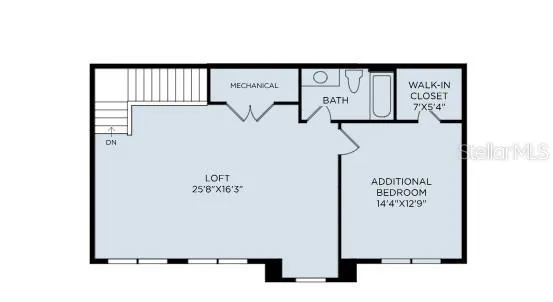 Upstairs Floorplan