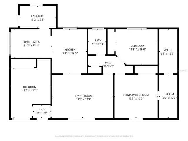 FLOOR PLAN W/APPROX MEASUREMENTS