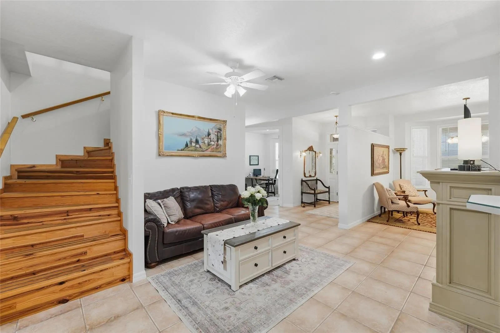 Stairs leading to 2nd story
