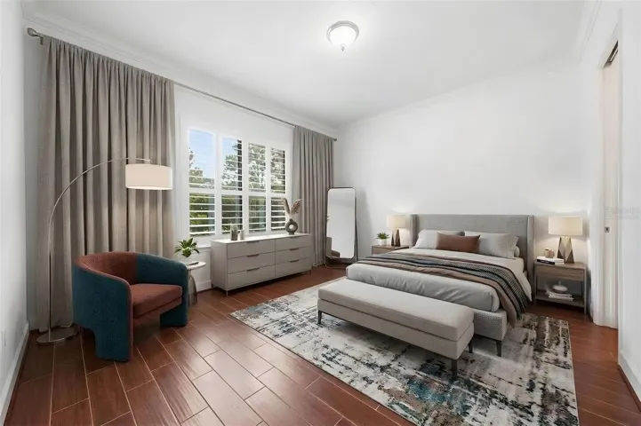 VIRTUALLY STAGED PRIMARY BEDROOM