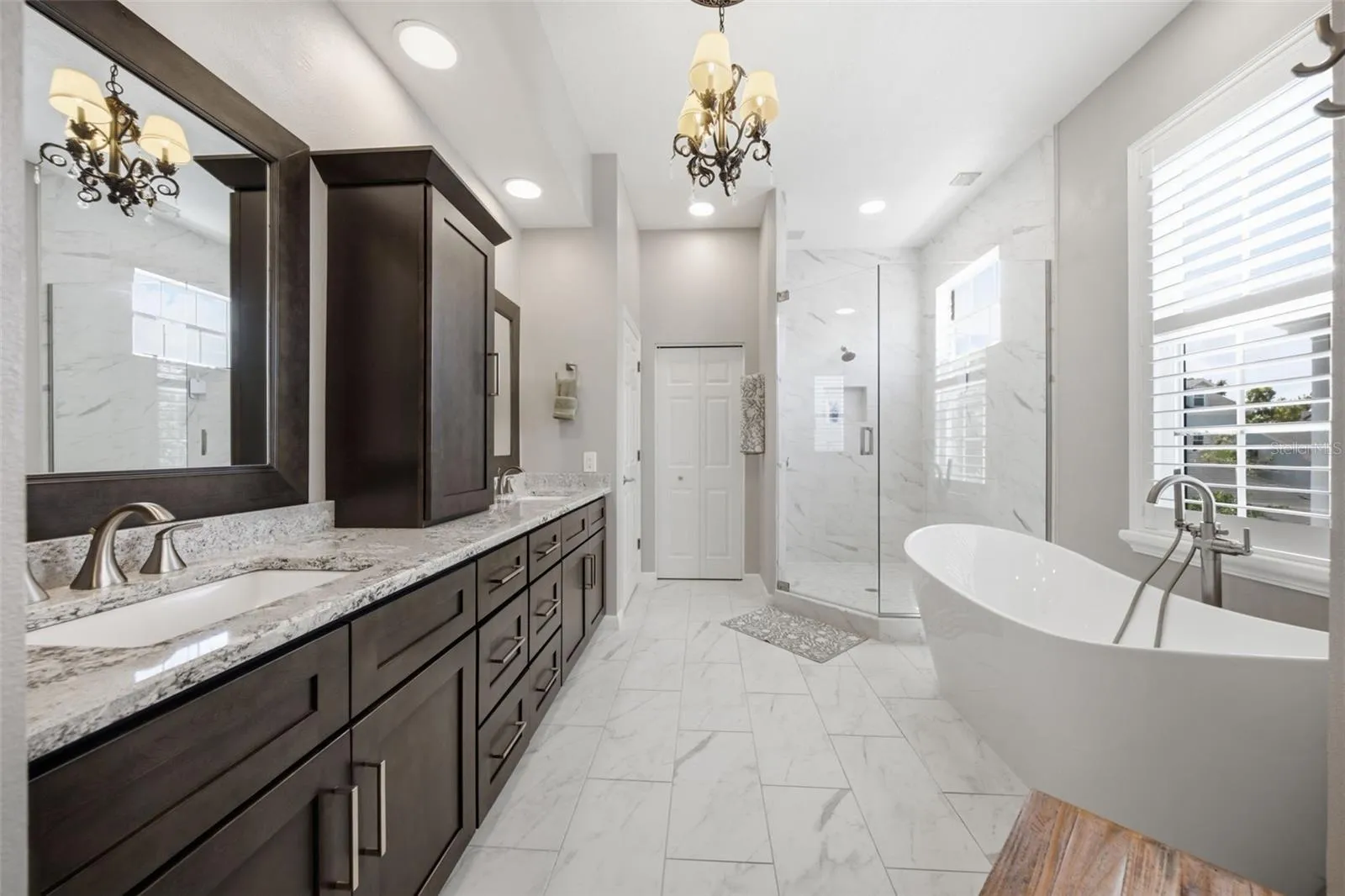 Remodelled primary bathroom.