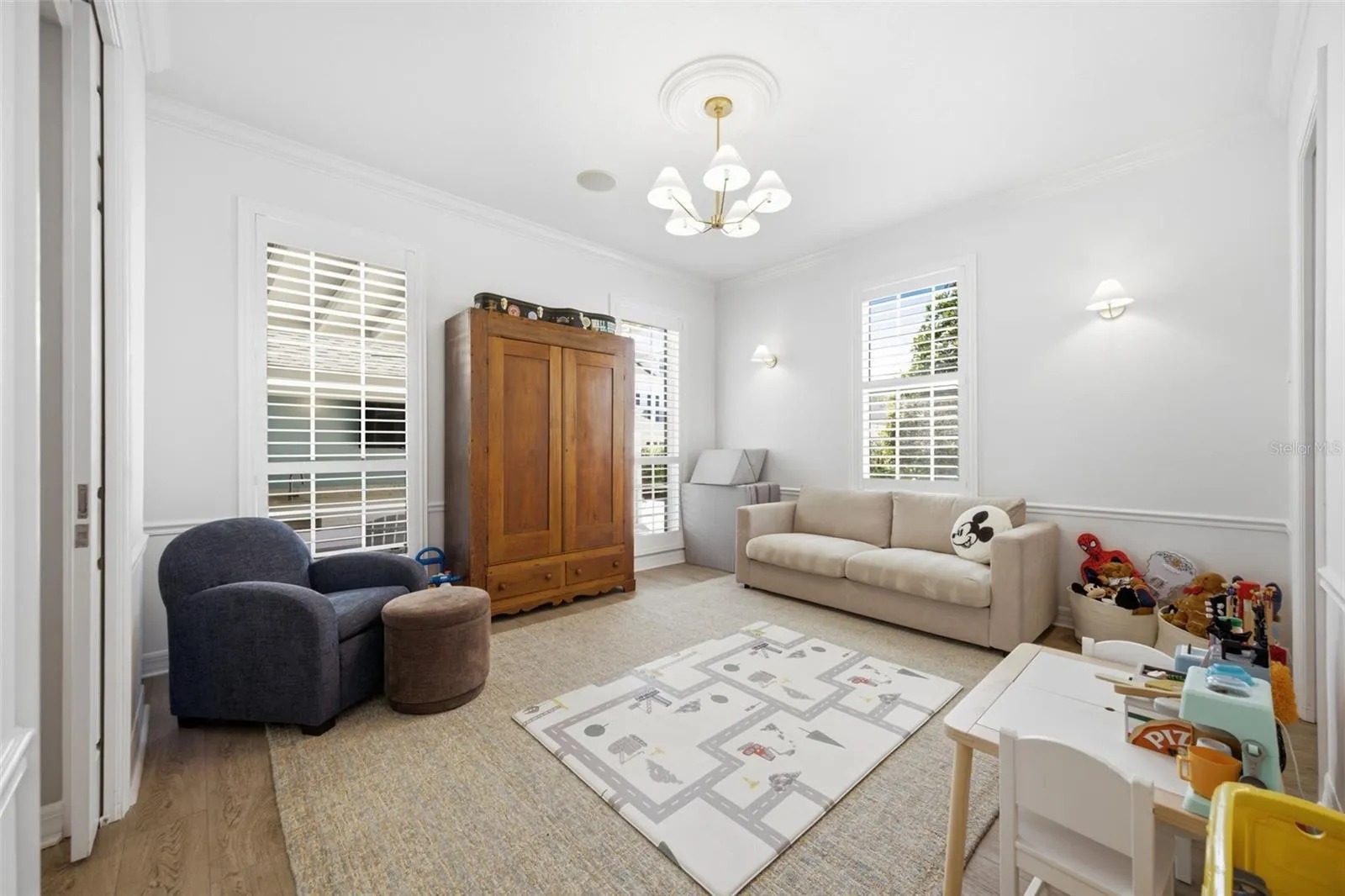 Main level half bath.