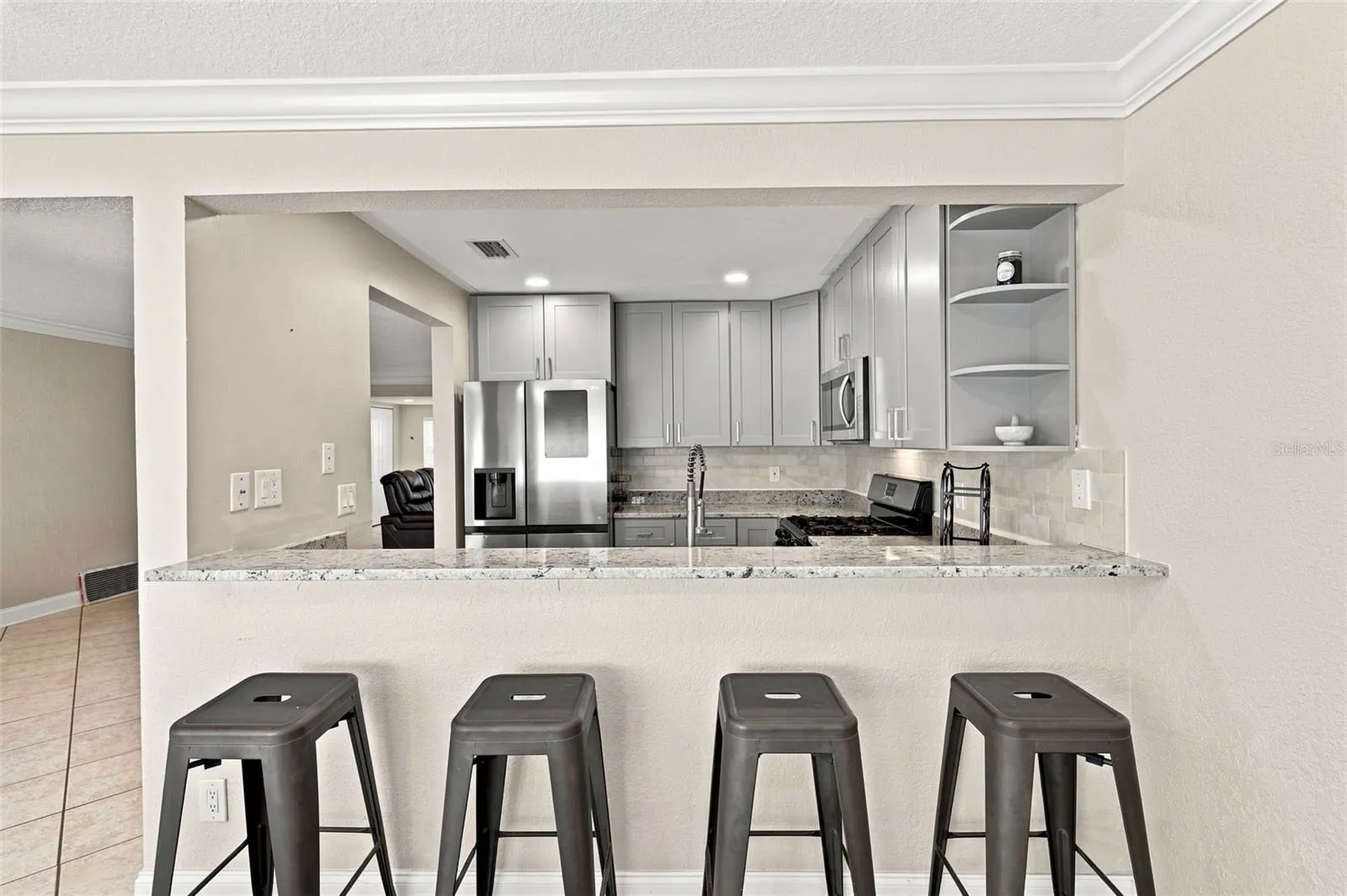 View into Kitchen
