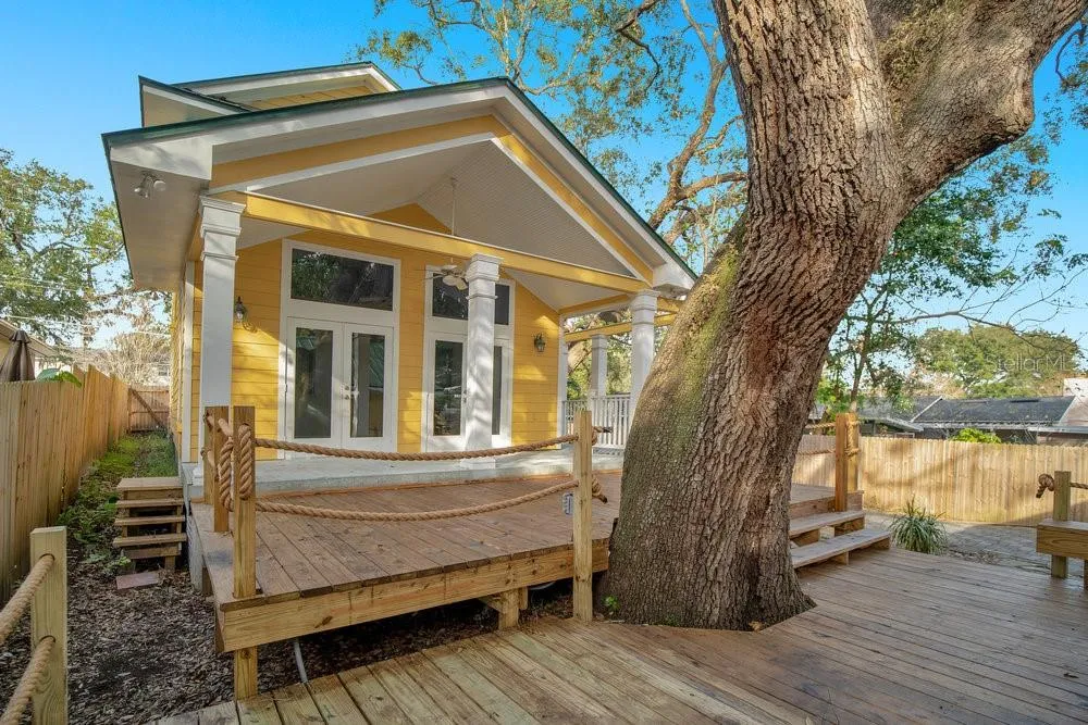 Mature trees add to the endless charm.