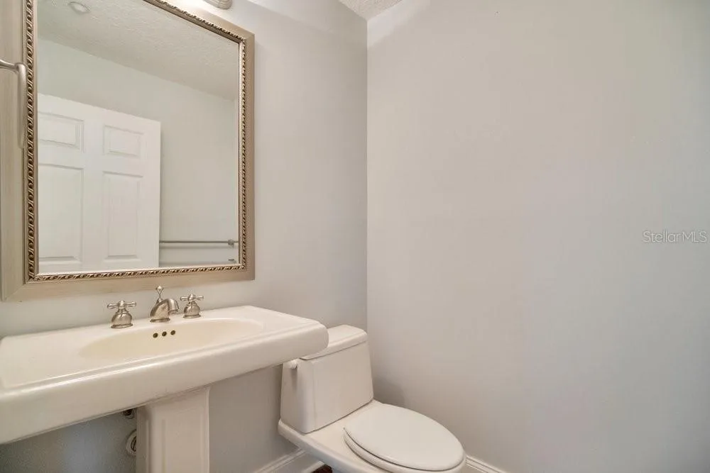 Powder room for guests.