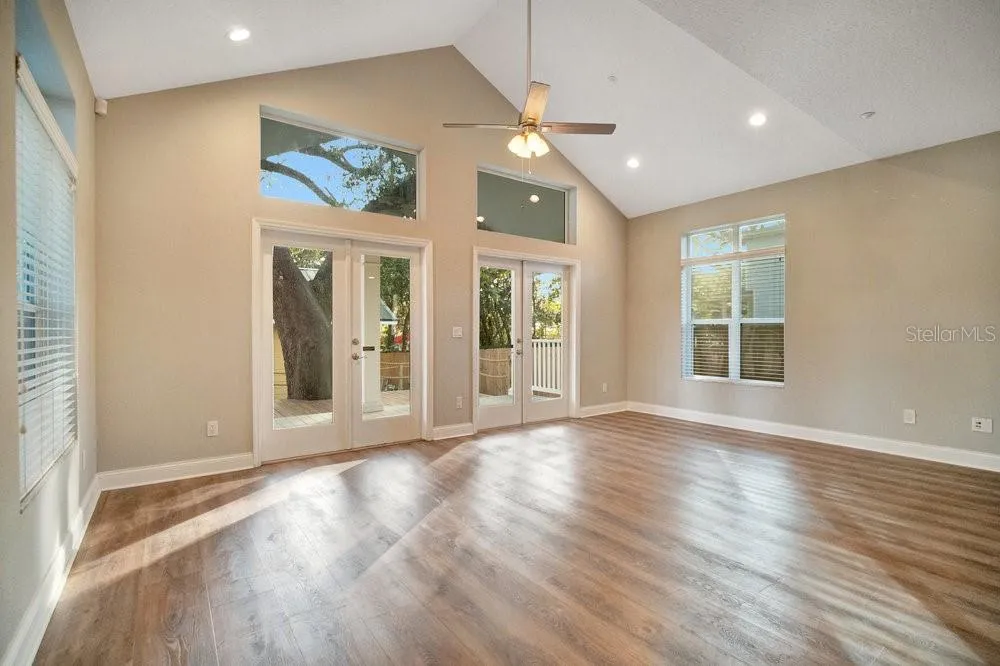 Designed and built by the City of Orlando as “The Orlando House: Florida’s Future,” this captivating 3-bedroom, 2.5-bath home was created as a demonstration of sustainable, energy-efficient and hurricane-resistant Florida living – and more than two decades later, its forward-thinking design still stands out.