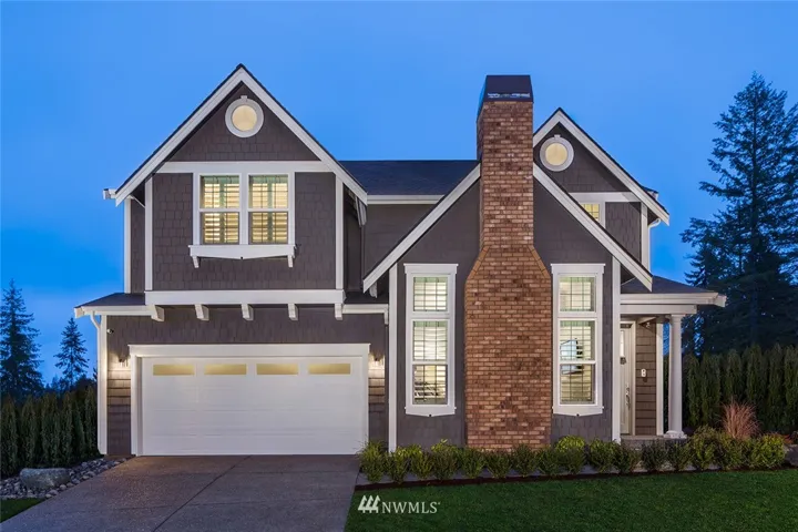 Salish shingle.  Photo taken from similar model home.