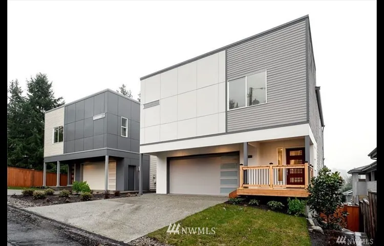 This unit is to the left without the wooden porch