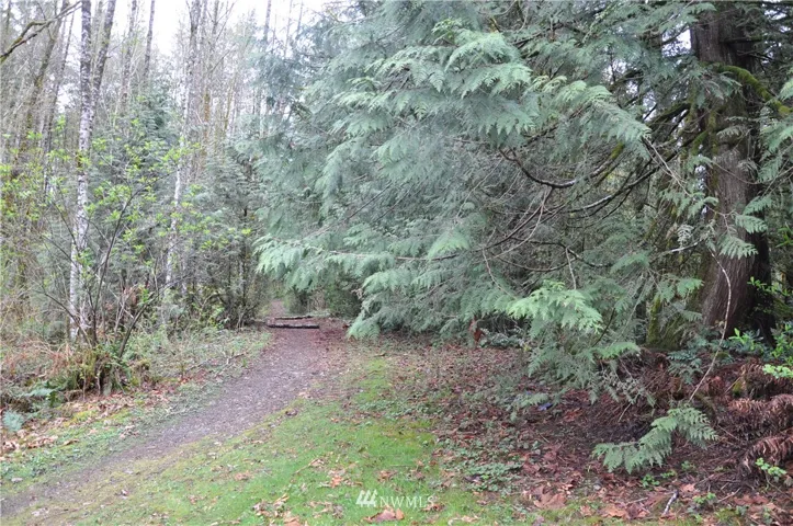 Path that runs parallel with the property