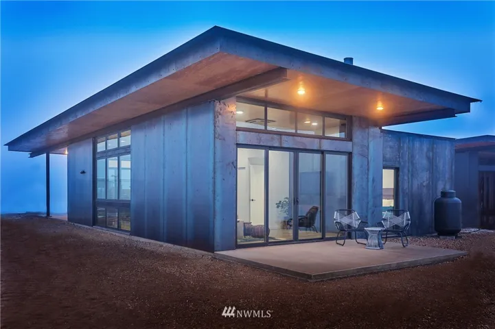 Lakeside deck.