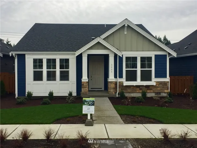 This 2 bedroom is a whole lot larger than you may initially think.  Large bedrooms each with their own walk-in closets, huge utility room, Large kitchen with pantry and built-in buffet.   Huge covered outdoor living space and an oversized 2 car garage with lots of room for extra storage.